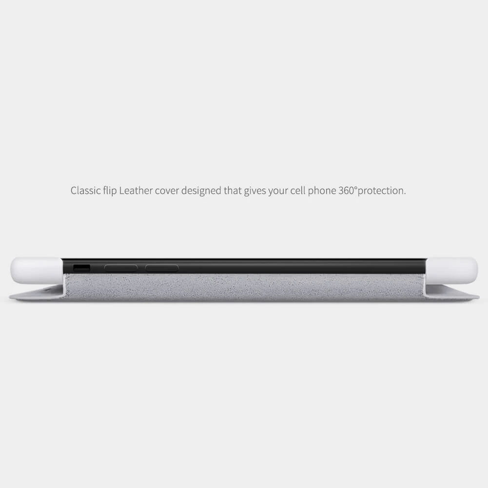 Dėklas Nillkin Qin skirtas Apple iPhone 11 Pro Max baltos spalvos