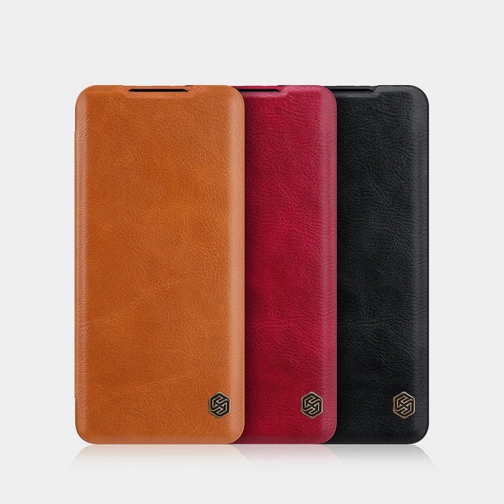 Nillkin Qin Odinis dėklas Xiaomi Mi 11 ruda