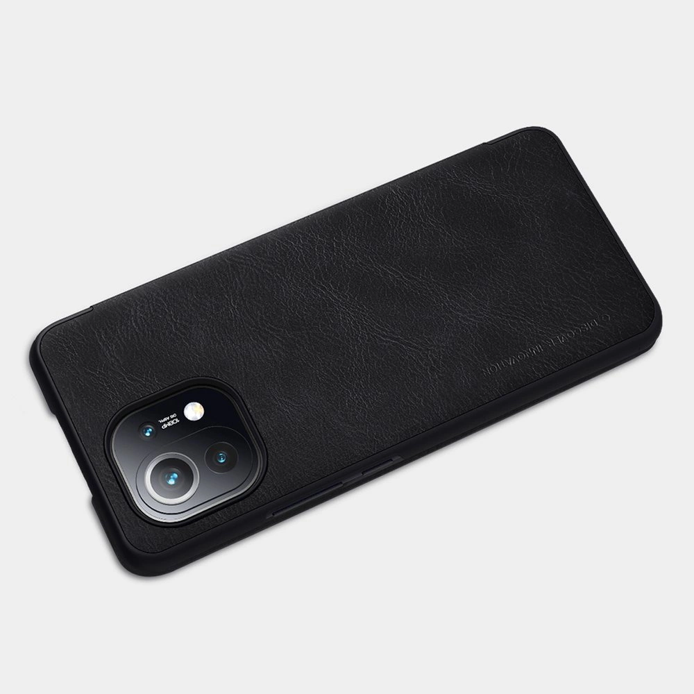 Nillkin Qin Odinis dėklas Xiaomi Mi 11 ruda