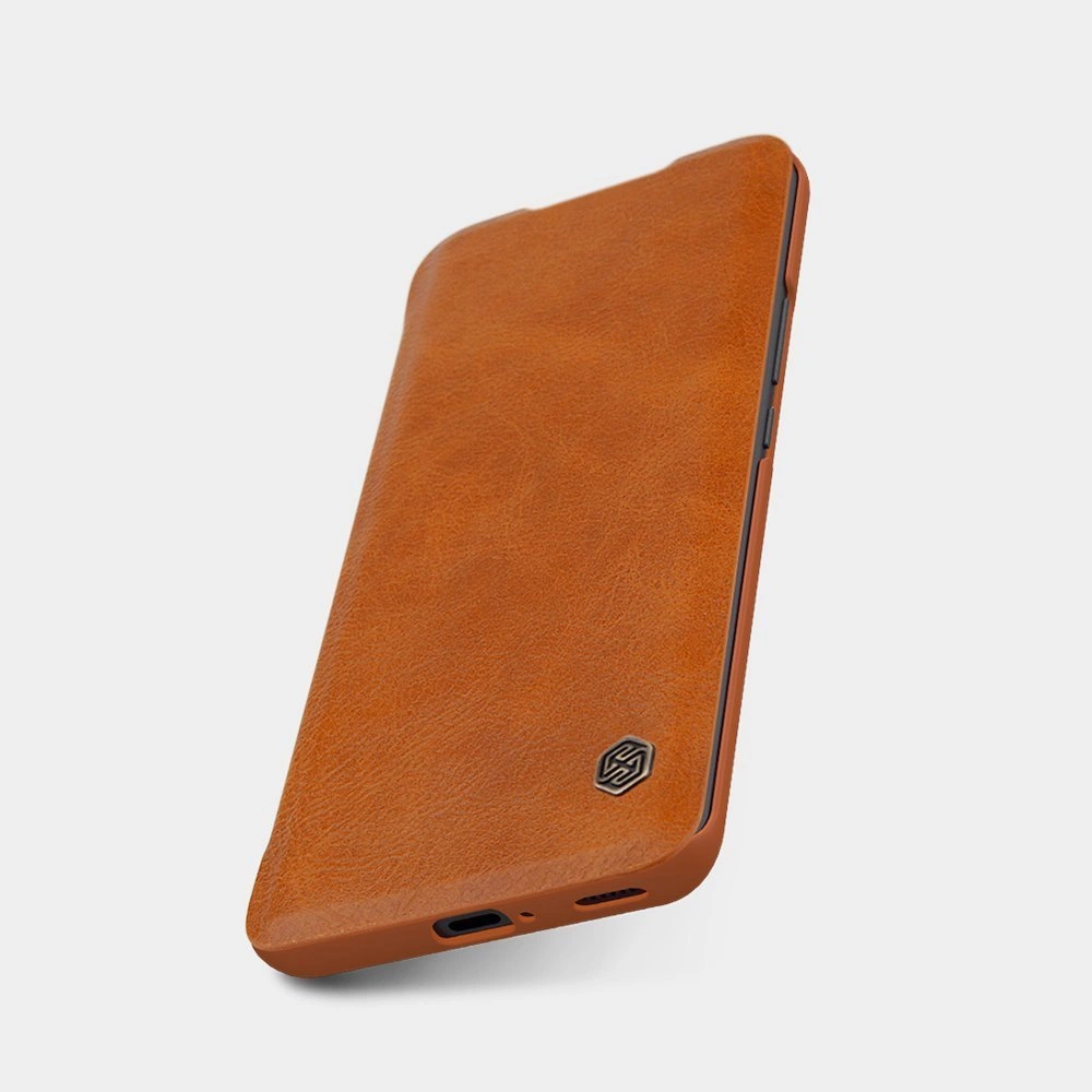Nillkin Qin Odinis dėklas Xiaomi Mi 11 ruda