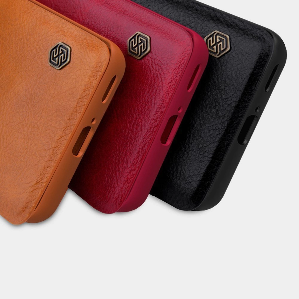 Nillkin Qin Odinis dėklas Xiaomi Mi 11 ruda