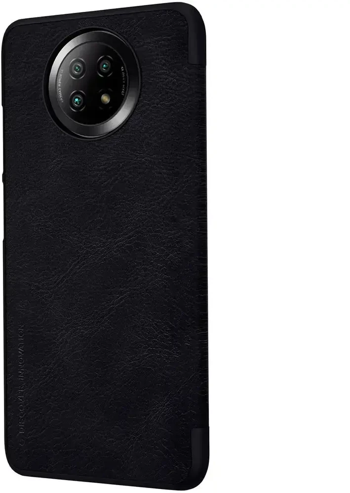 Nillkin Qin leather holster Xiaomi Redmi Note 9T 5G dėklas telefonui rudos spalvos