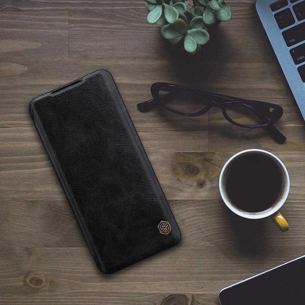 Nillkin Qin Odinis dėklas Xiaomi Mi 11 ruda