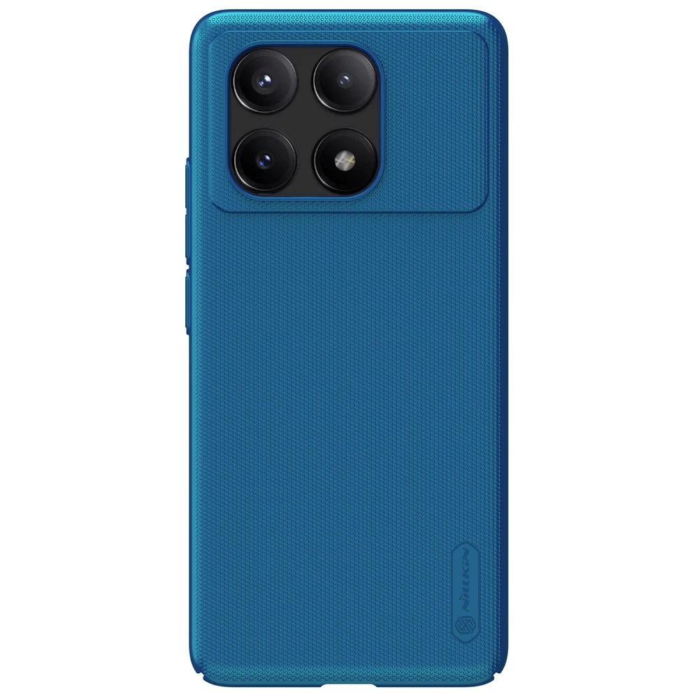 Dėklas Nillkin Super Frosted galinis dangtelis, skirtas Poco X6 Pro 5G Peacock Mėlyna