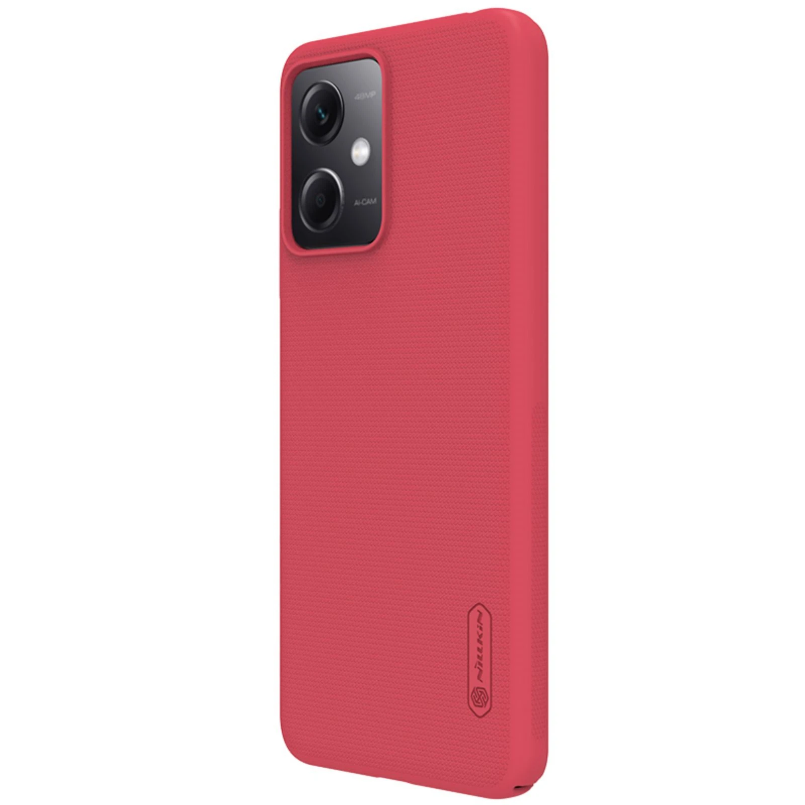 Dėklas Nillkin Super Frosted Shield Xiaomi Redmi Note 12 5G/Poco X5 5G raudonas