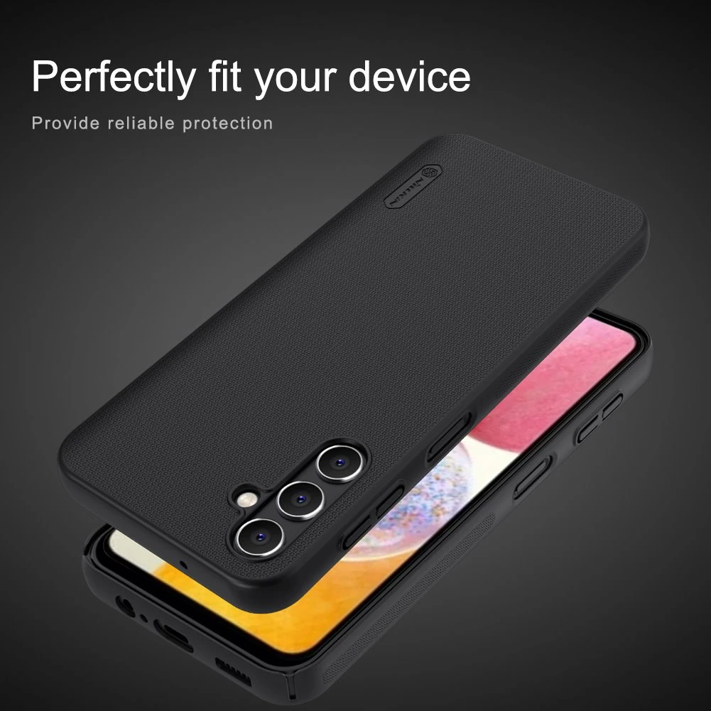 Dėklas Nillkin Super Frosted Shield Samsung A145 A14 4G raudonas