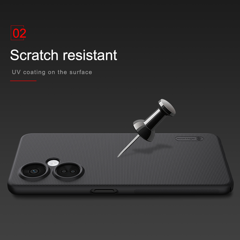 Nillkin Super Frosted Back OnePlus Nord CE 3 Lite dėklas telefonui juodos spalvos