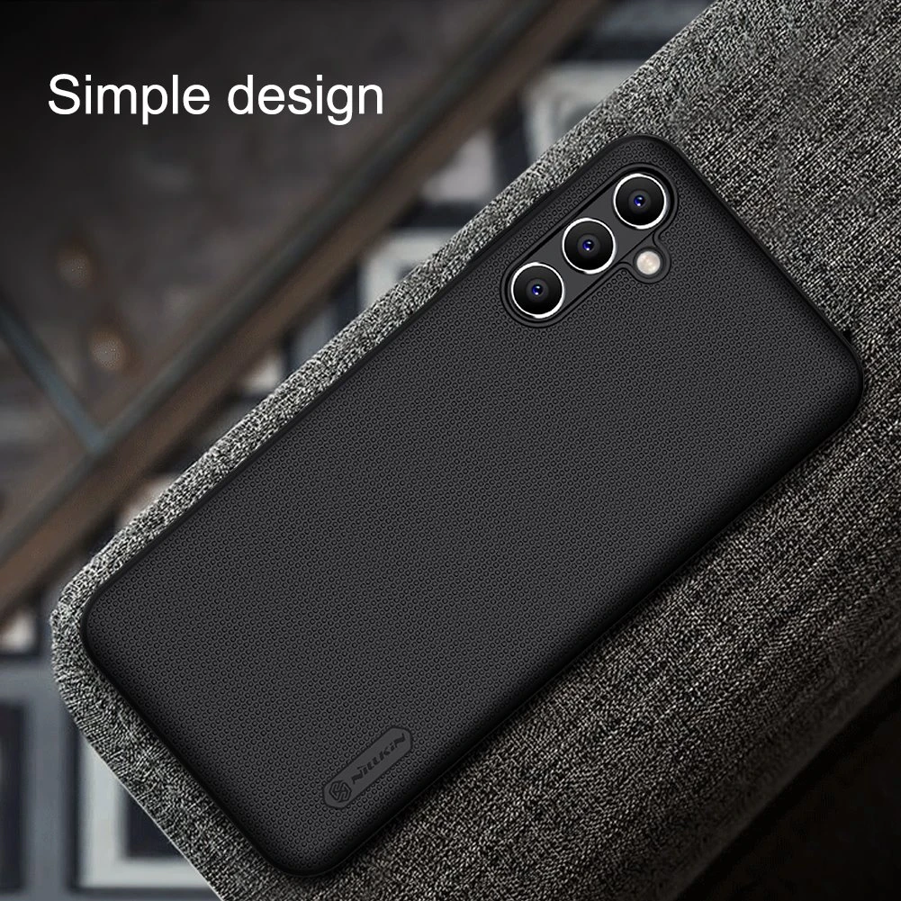 Dėklas Nillkin Super Frosted Shield Samsung A145 A14 4G raudonas
