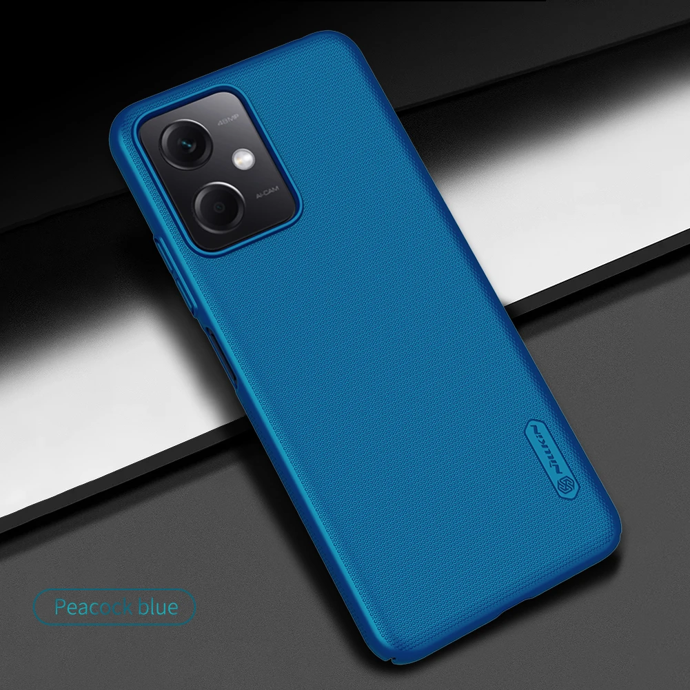 Dėklas Nillkin Super Frosted Shield Xiaomi Redmi Note 12 5G/Poco X5 5G mėlynas