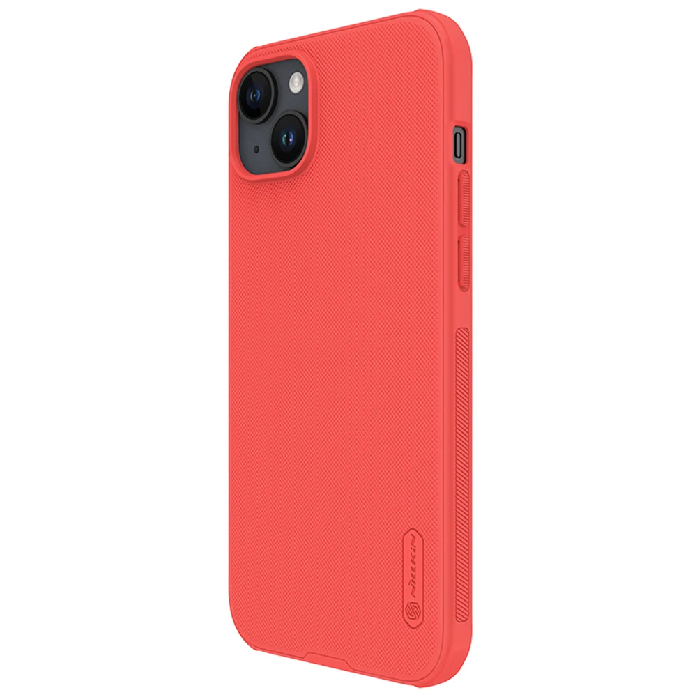 Dėklas Nillkin Super Frosted Shield Pro Apple iPhone 15 Plus raudonas