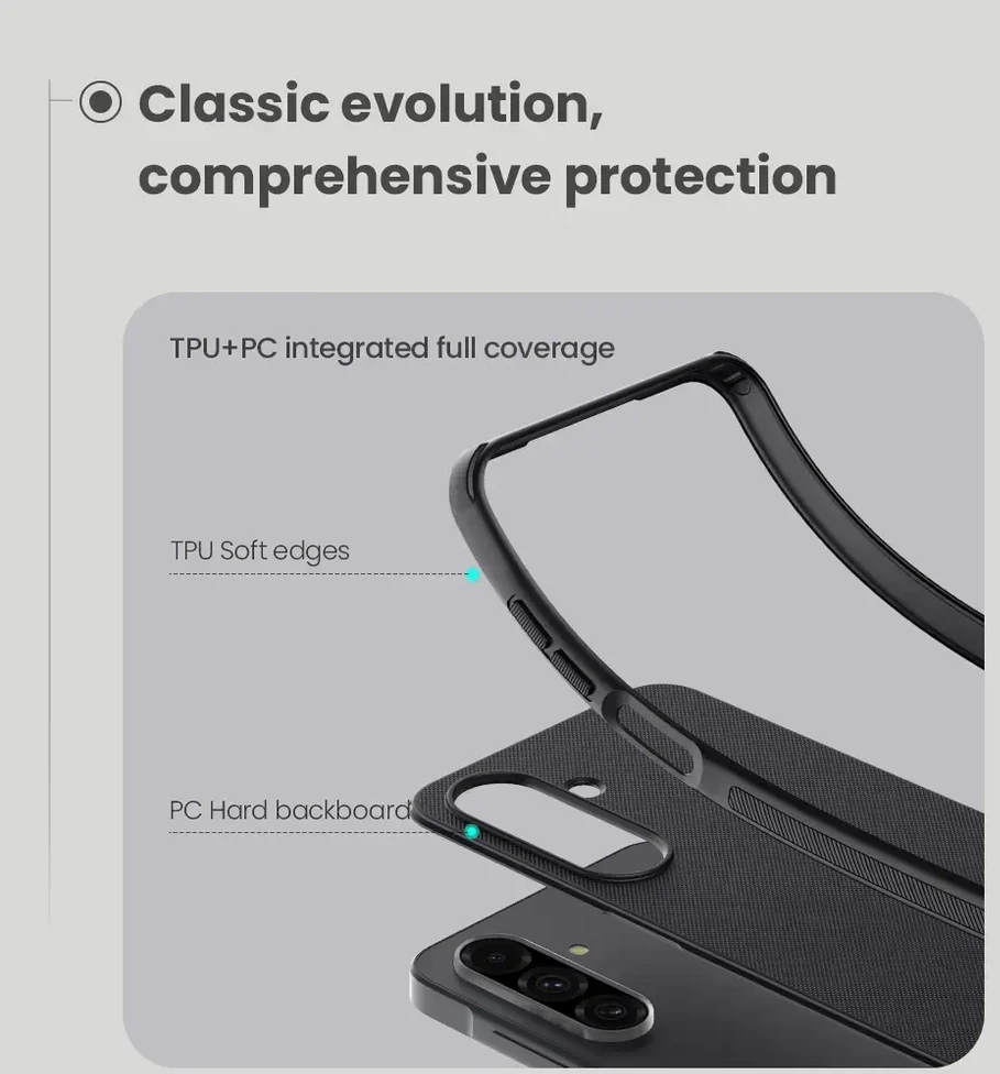Nillkin Super Frosted PRO Back dėklas skirtas Samsung Galaxy A26 5G Dark Žalias