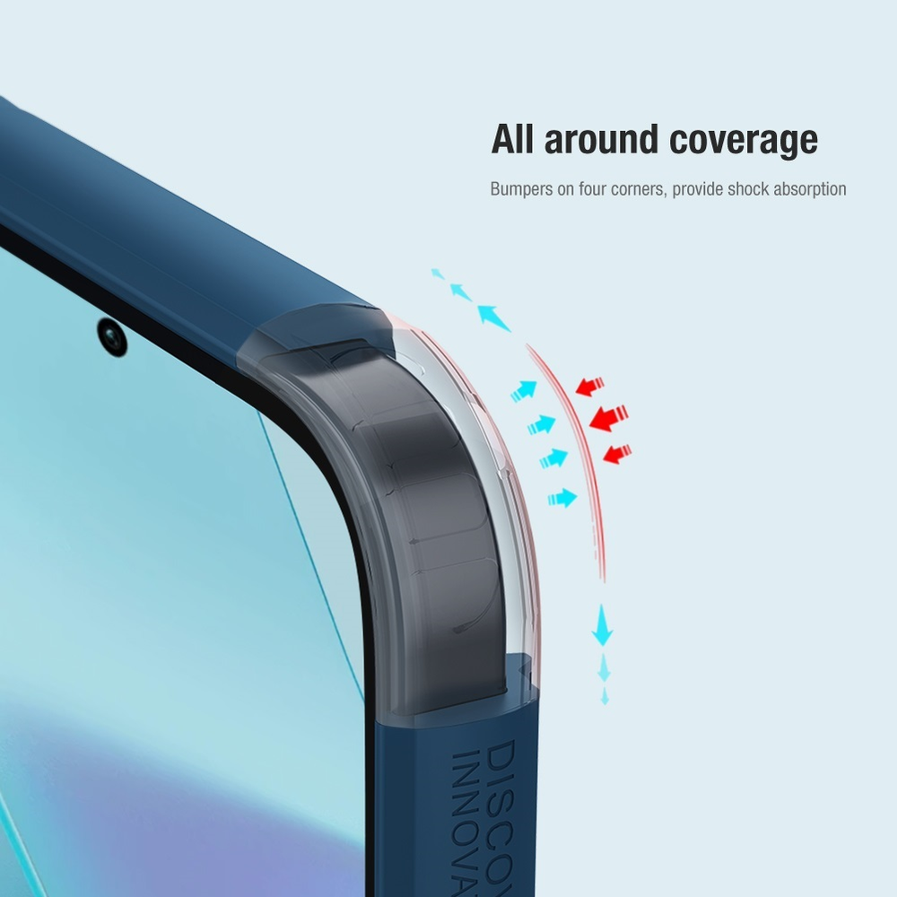Xiaomi Redmi Note 13 Pro+ 5G Nillkin Super Shield Pro telefono dėklas juodos spalvos