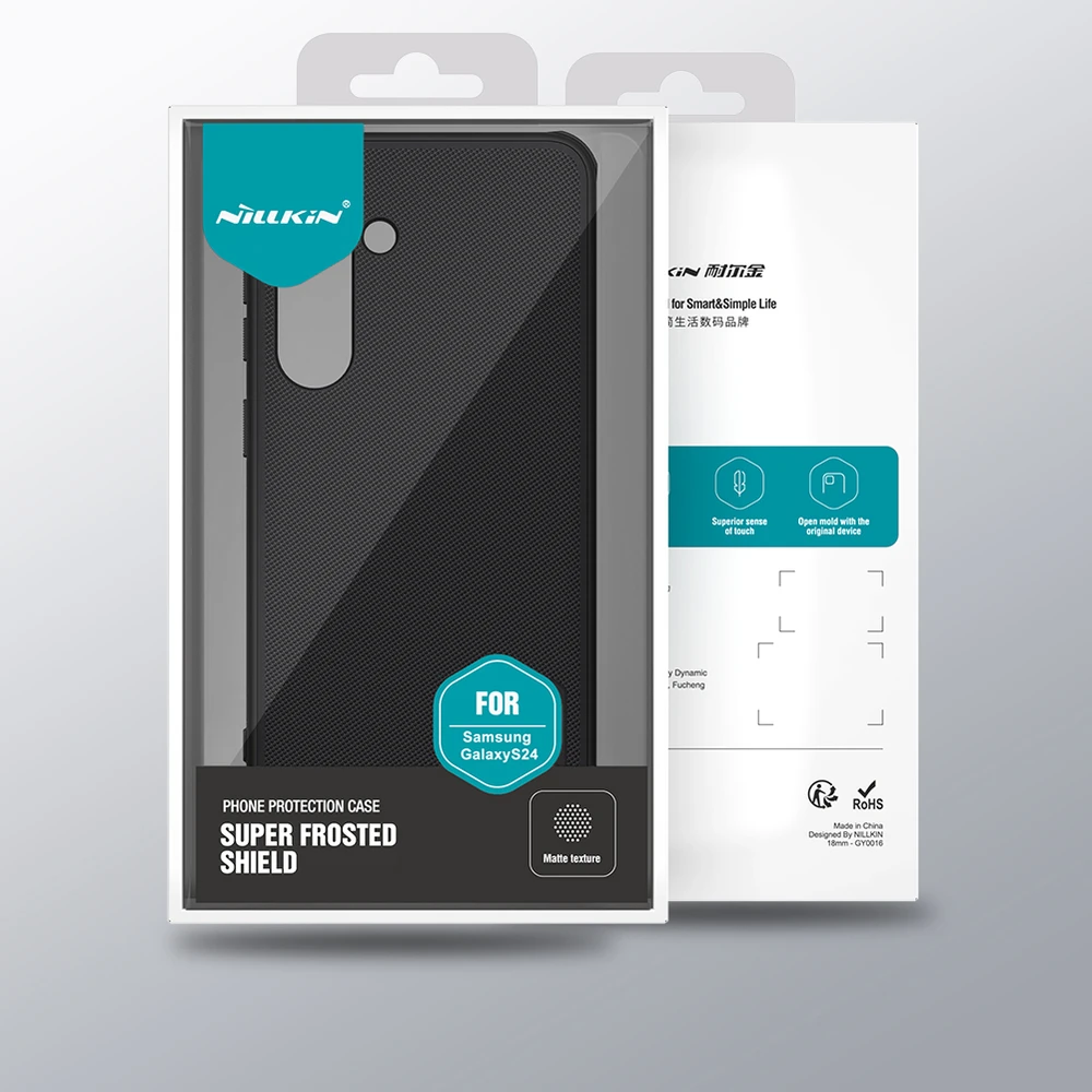 Dėklas Nillkin Super Frosted Shield Pro Samsung S928 S24 Ultra juodas