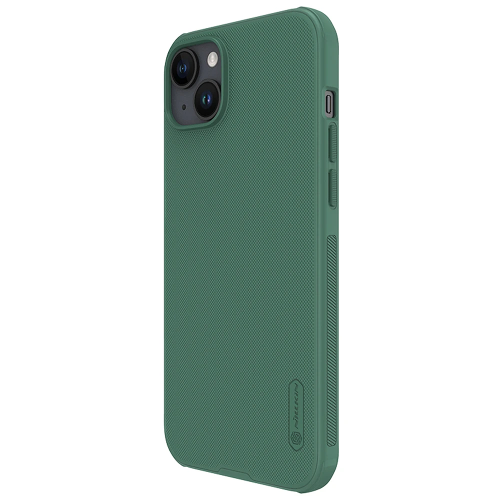 Dėklas Nillkin Super Frosted Shield Pro Apple iPhone 15 Plus žalias