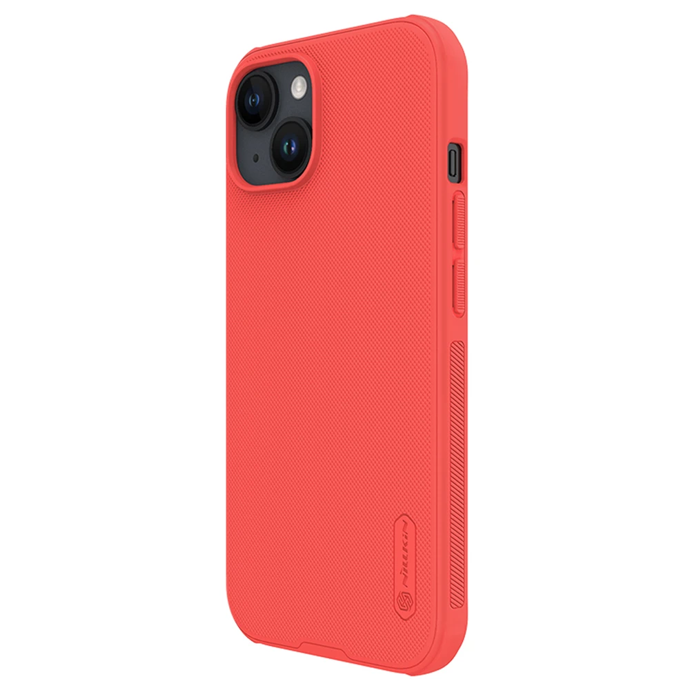 Dėklas Nillkin Super Frosted Shield Pro Apple iPhone 15 raudonas