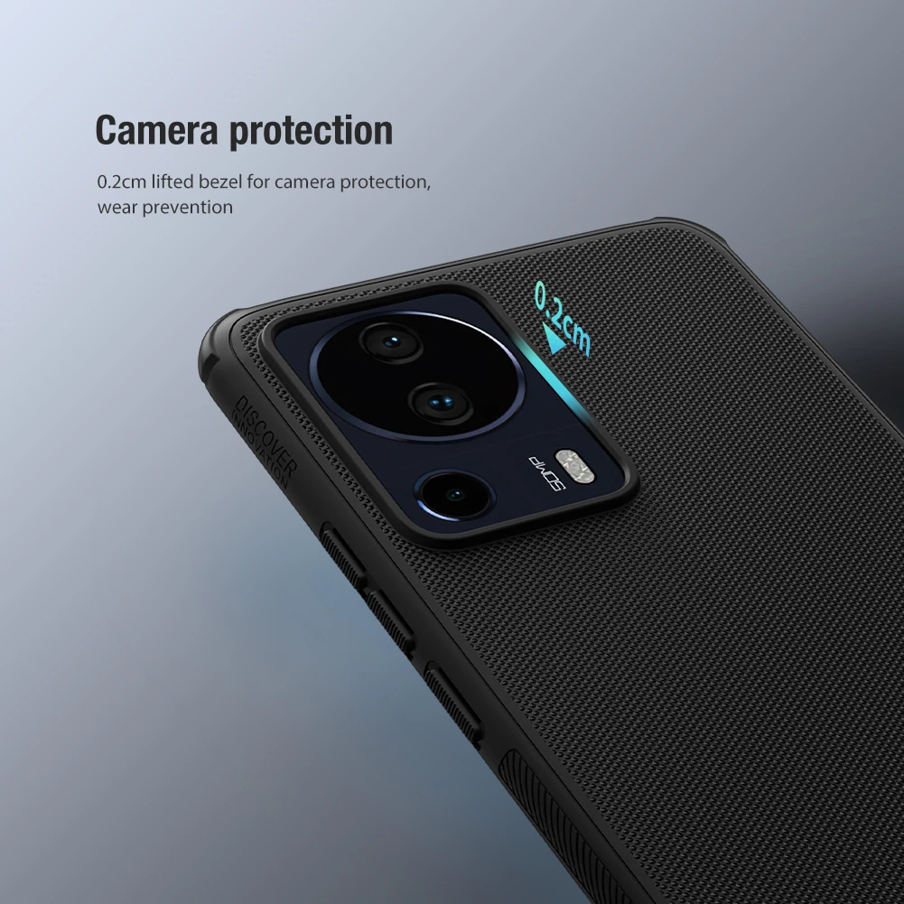 Dėklas Nillkin Super Frosted Shield Pro Xiaomi 13 Lite juodas