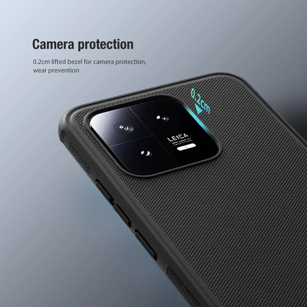Nillkin Super Frosted PRO Back dėklas skirtas Xiaomi 13 juodos spalvos