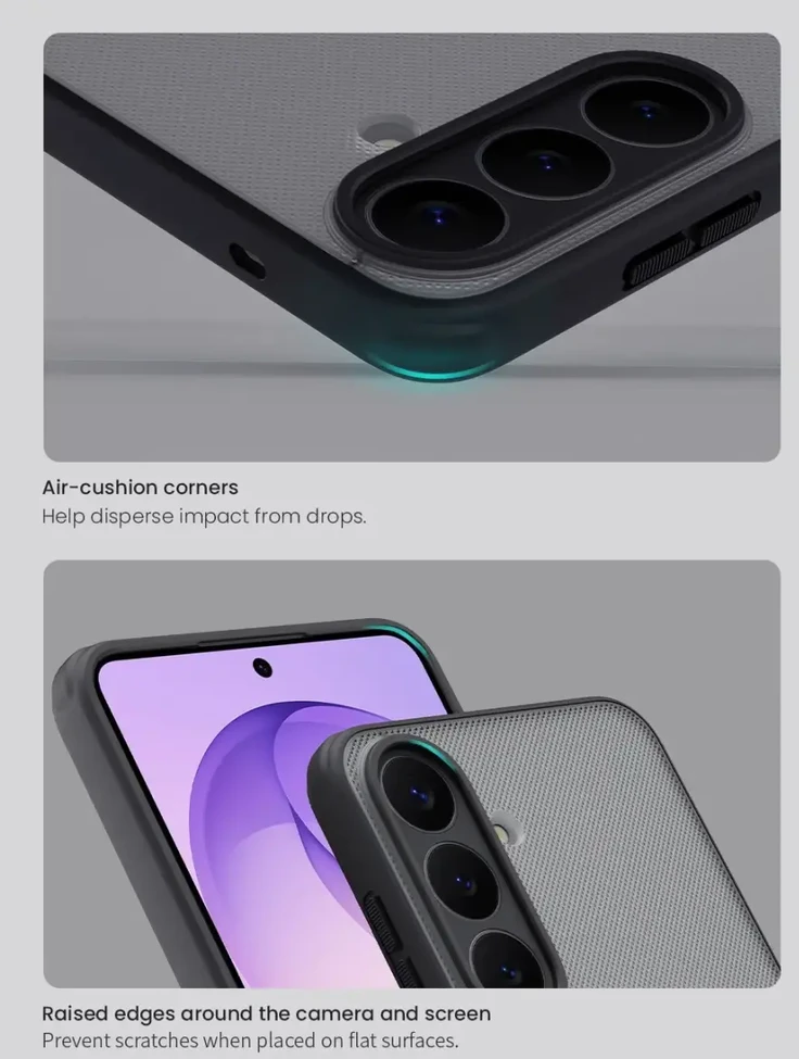 Dėklas Nillkin Super Frosted PRO Magnetic Back Cover for Samsung Galaxy S26 FE Juodas