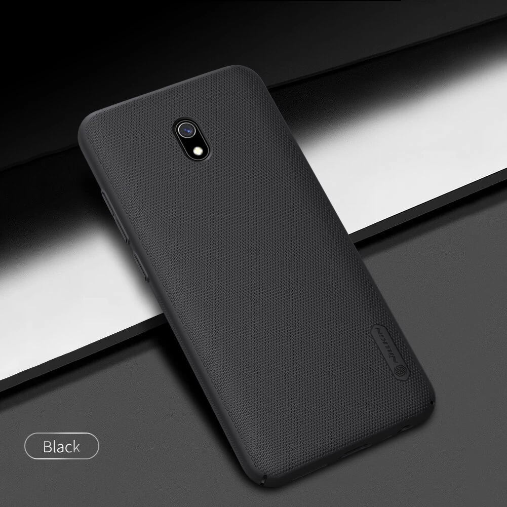 Dėklas NILLKIN matinis SHIELD STIPRESNIS DĖKLO DANGALIS + STOVAS XIAOMI REDMI 8A Juodas