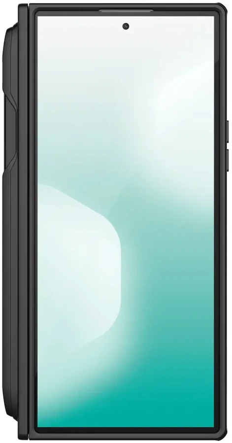 Nillkin Super Frosted FOLD Magnetic Pen Slot nugarėlės dėklas skirtas Samsung Galaxy Z Fold 8 Ultra juodos spalvos