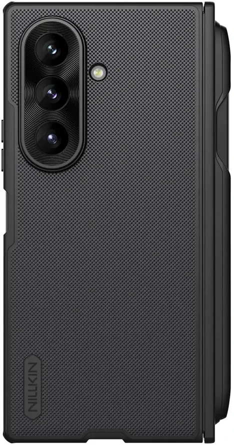 Nillkin Super Frosted FOLD Magnetic Pen Slot Back dėklas skirtas Samsung Galaxy Z Fold 8 Ultra juodos spalvos