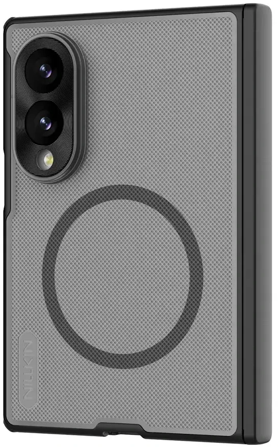 Nillkin Super Frosted FOLD Magnetic Back dėklas skirtas Samsung Galaxy Z Fold 8 skaidrus juodos spalvos