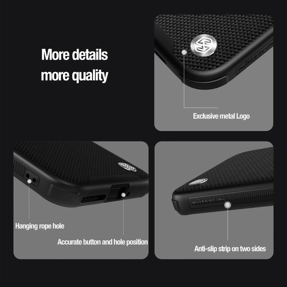 Nillkin Textured Prop Magnetic dėklas skirtas Xiaomi 14 Pro - juodos spalvos