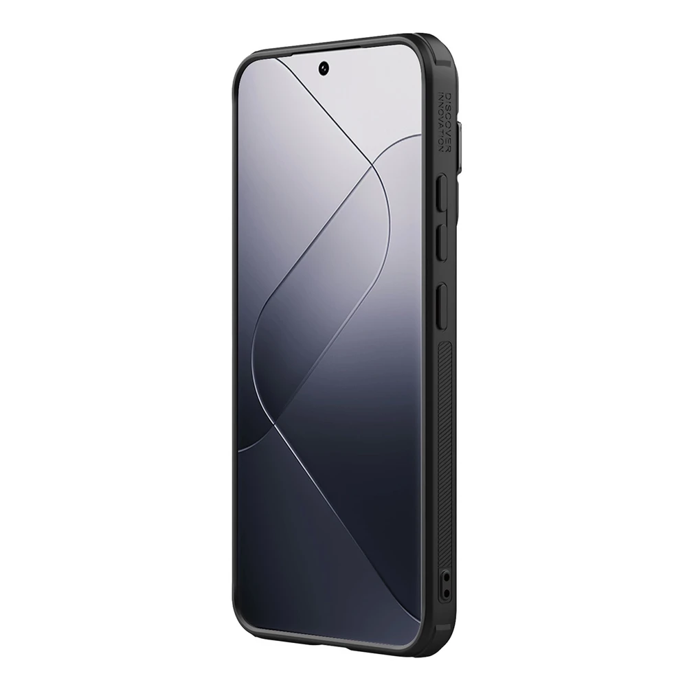 Nillkin Textured Prop Magnetic dėklas skirtas Xiaomi 14 Pro - juodos spalvos