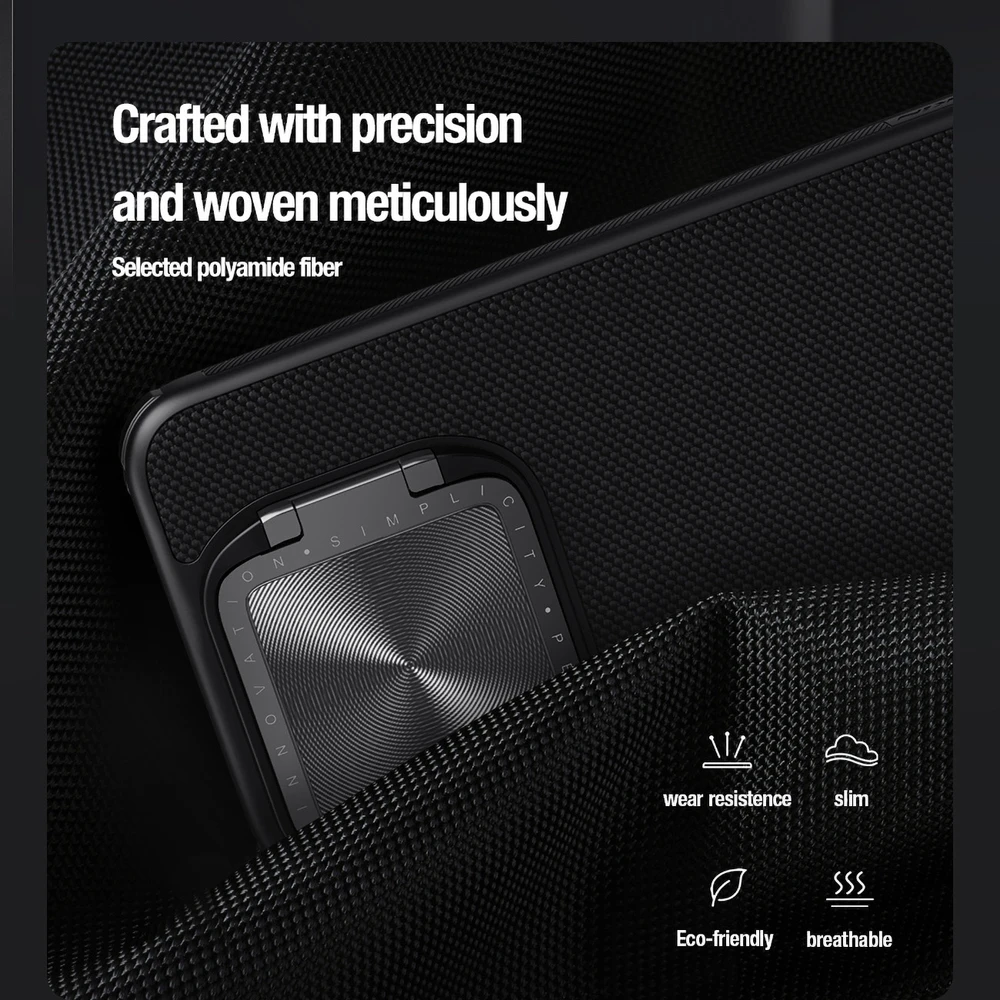 Nillkin Textured Prop Magnetic dėklas skirtas Xiaomi 14 Pro - juodos spalvos
