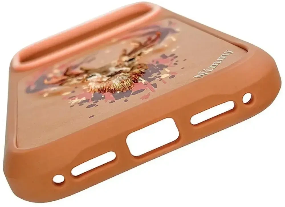 NIMMY dėklas DEER, suderinamas su MagSafe, skirtas IPHONE 18 Pro Max/17 Pro Max, oranžinis