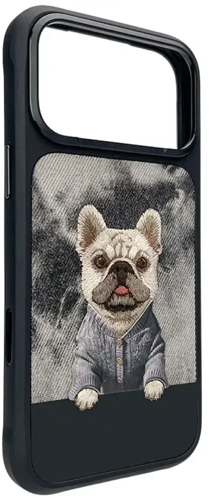 NIMMY dėklas GENTLE PETS SERIES DOG, suderinamas su MagSafe, skirtas IPHONE 18 Pro/17 Pro, juodas