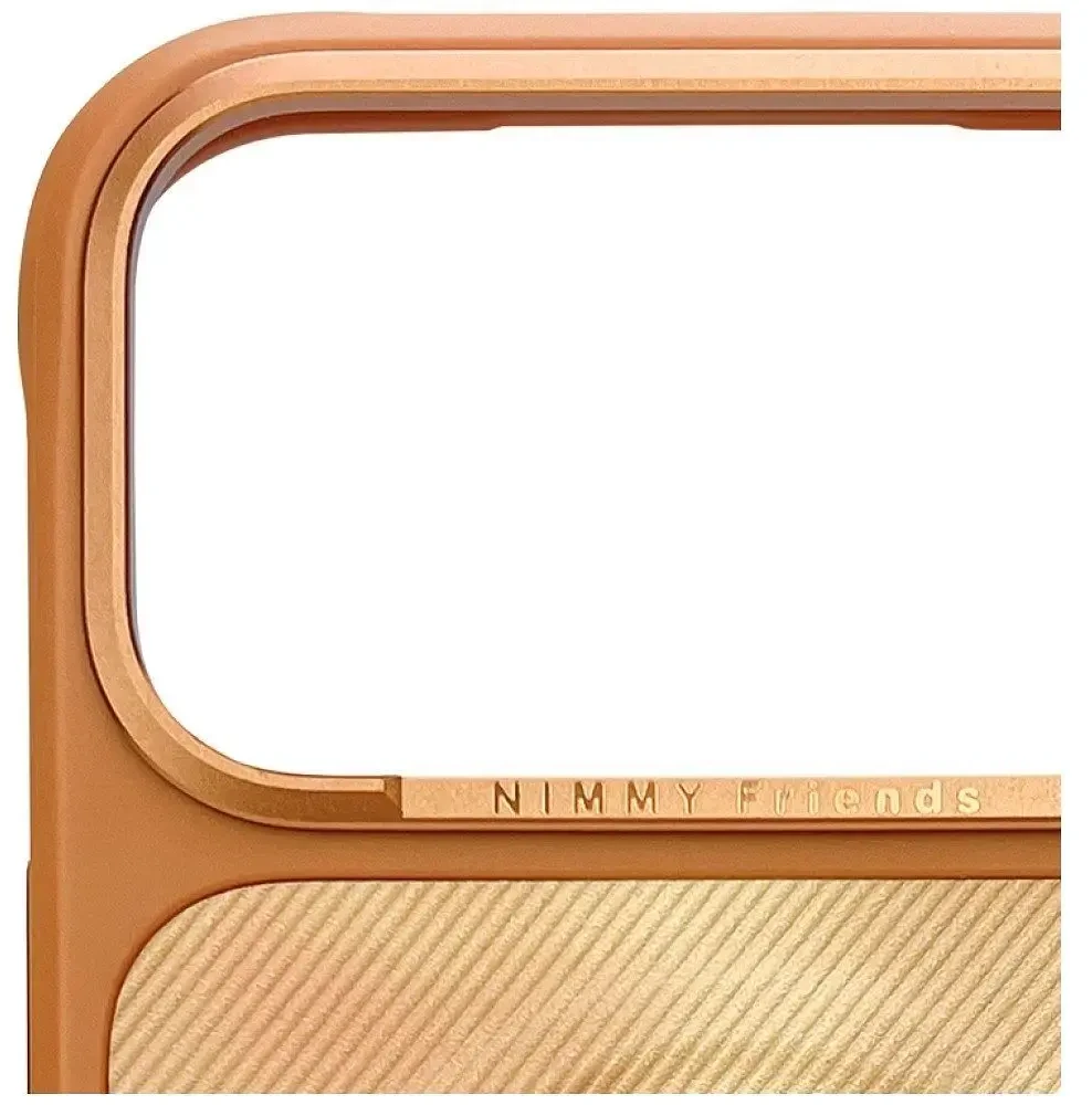NIMMY dėklas GENTLE PETS SERIES DOG suderinamas su MagSafe, skirtas IPHONE 18 Pro/17 Pro, oranžinis