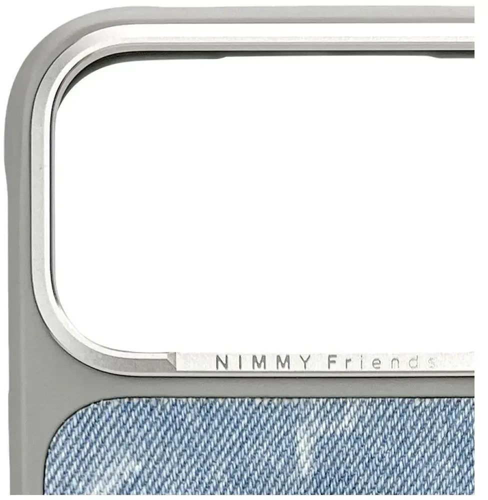 NIMMY dėklas GENTLE PETS SERIES DOG, suderinamas su MagSafe, skirtas IPHONE 18 Pro/17 Pro, pilkas