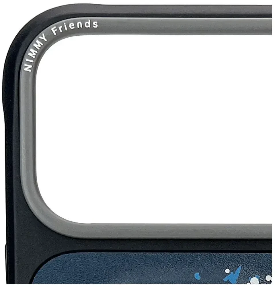 NIMMY dėklas HORSE, suderinamas su MagSafe, skirtas IPHONE 18 Pro/17 Pro, tamsiai mėlynos spalvos