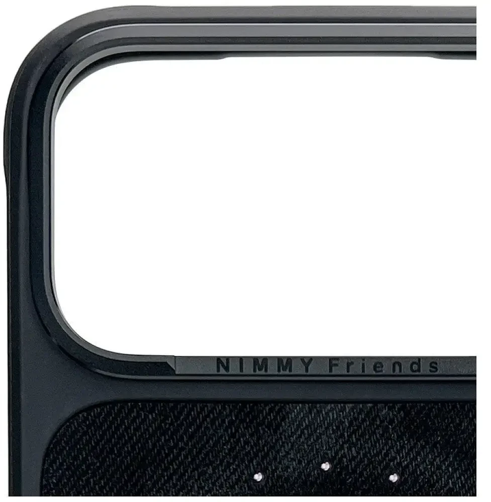 NIMMY dėklas LUCKY FASHION CAT, suderinamas su MagSafe, skirtas IPHONE 18 Pro/17 Pro, juodas