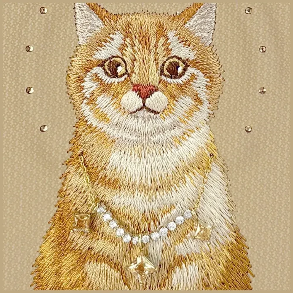 NIMMY dėklas LUCKY FASHION CAT, suderinamas su MagSafe, skirtas IPHONE 18 Pro Max/17 Pro Max, rudas