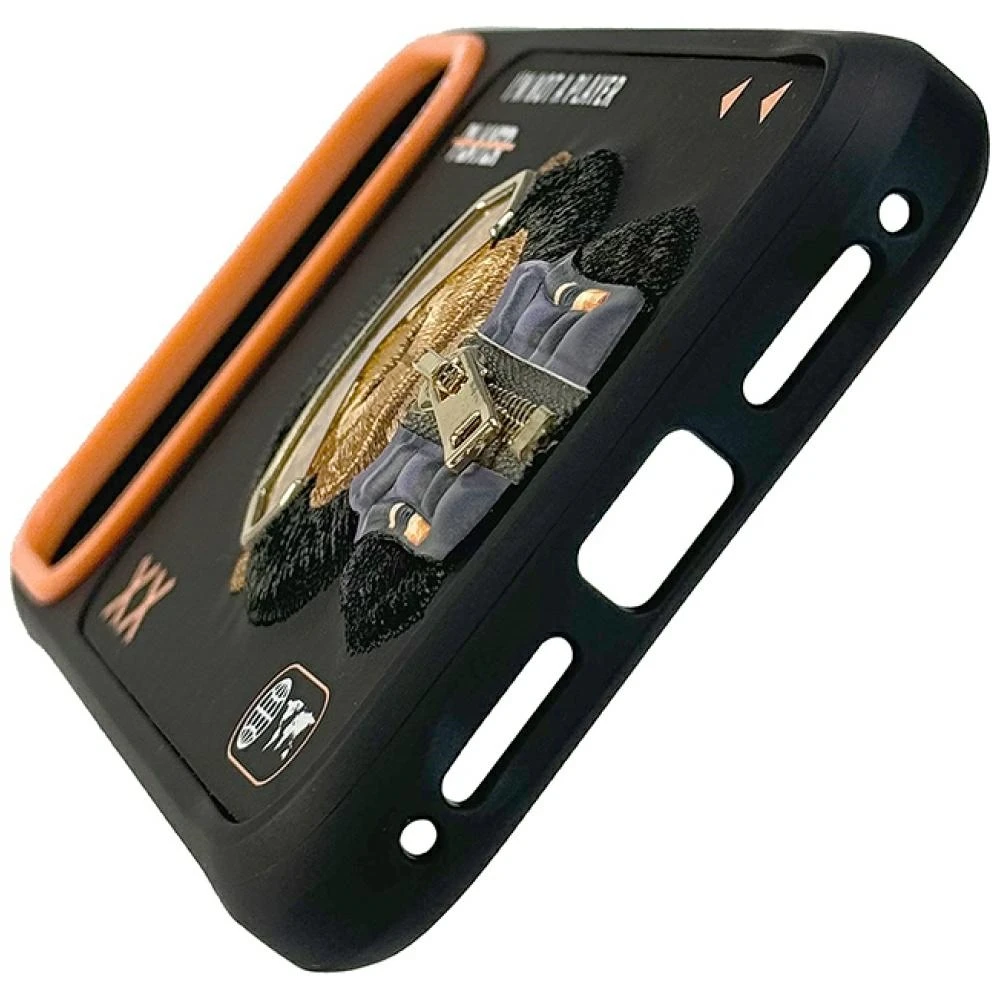 „Nimmy Cool&Cute 2.0 Gorilla“ dėklas, skirtas „iPhone 17 Pro Max“ - Juodas