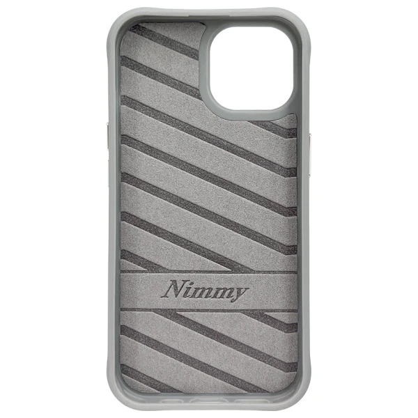 Nimmy Apple iPhone 15 6.1" dėklas telefonui pilkos spalvos Cool&Cute 2.0 Bear
