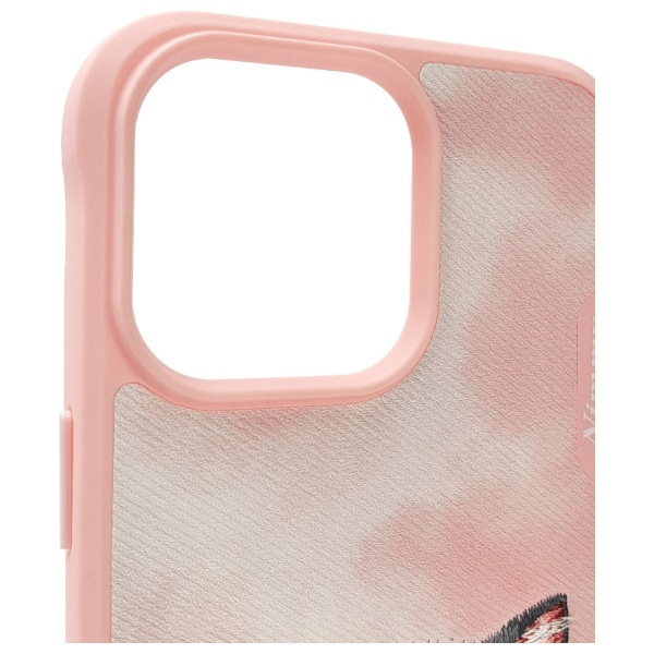 Nimmy Apple iPhone 15 Pro 6.1" dėklas telefonui rožinės spalvos Big Eyed Pet 2.0 Cat