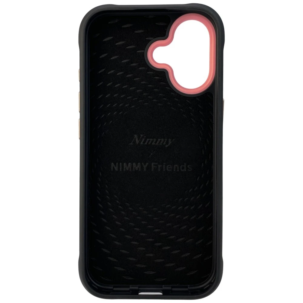 „Nimmy Glasses“ „Cool Cat“ dėklas, skirtas „iPhone 17“ – juodas