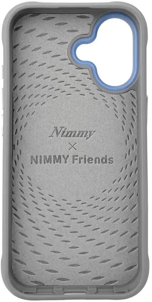 „Nimmy Glasses Cool nag“ dėklas „iPhone 17“ – pilkas