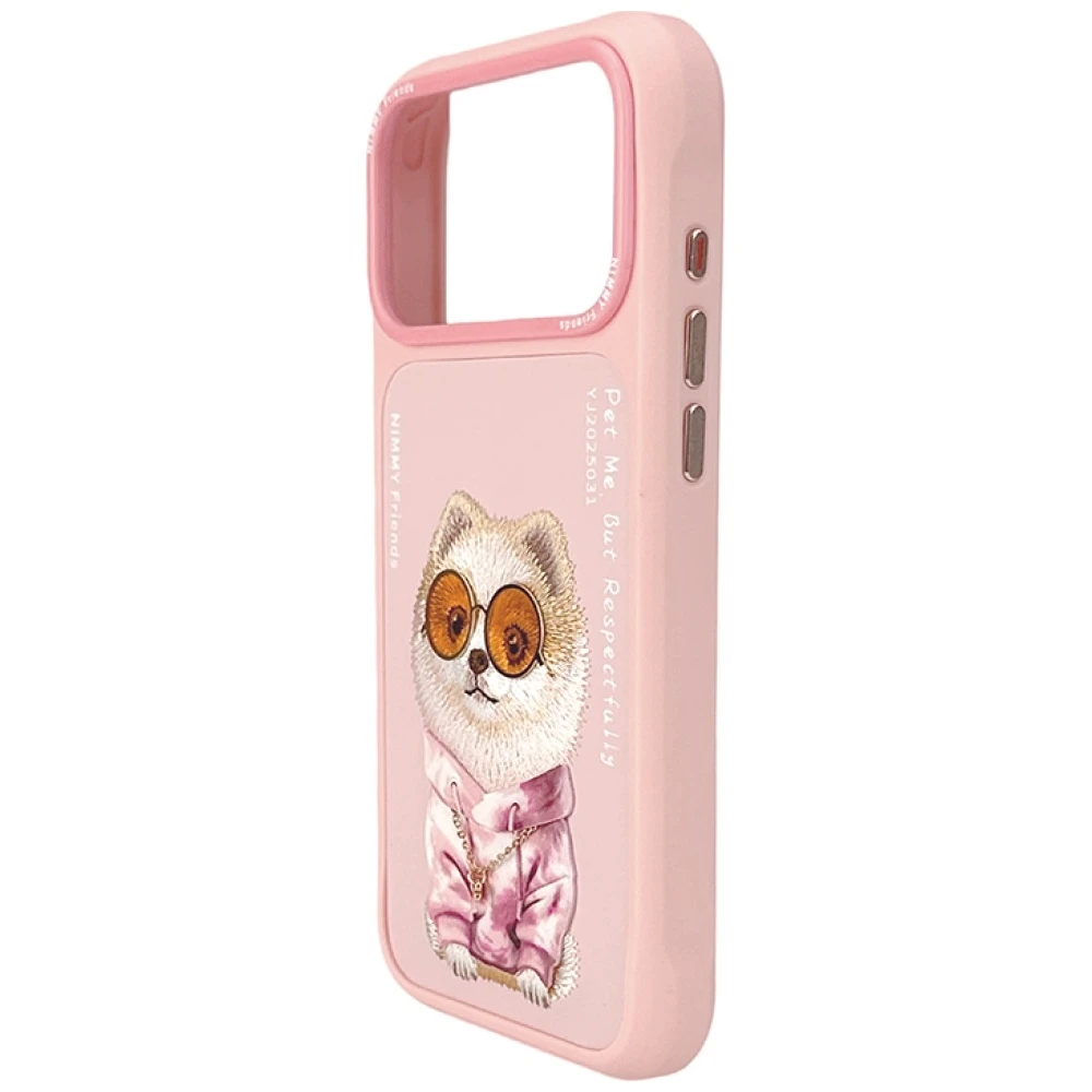 „Nimmy Glasses Cool“ dėklas, skirtas „iPhone 17 Pro Max“ – rožinis
