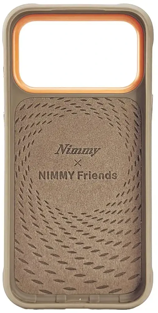 „Nimmy Glasses Cool“ dėklas, skirtas „iPhone 17 Pro“ – smėlio spalvos