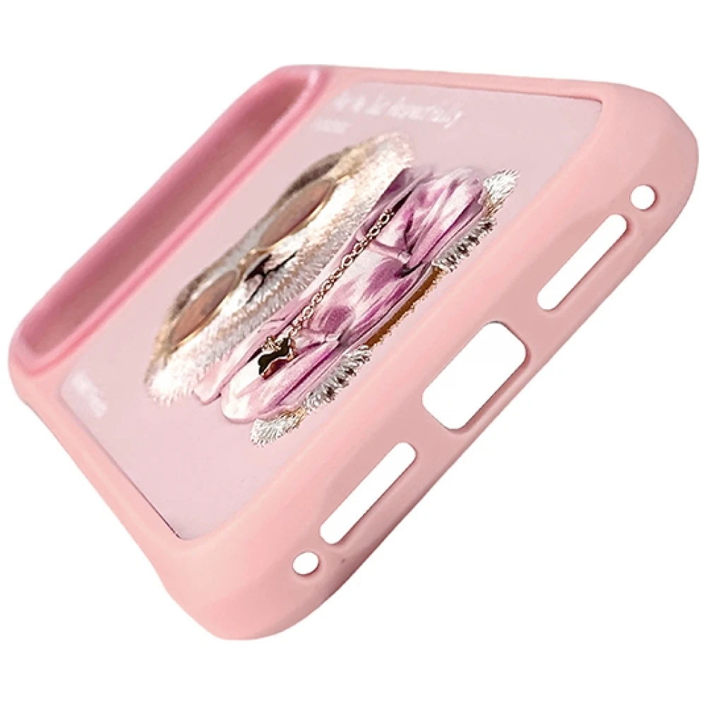 „Nimmy Glasses Cool“ dėklas, skirtas „iPhone 17 Pro Max“ – rožinis