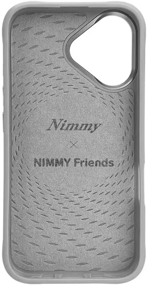 Nimmy Panther MagSafe dėklas Apple iPhone 16 light pilkos spalvos
