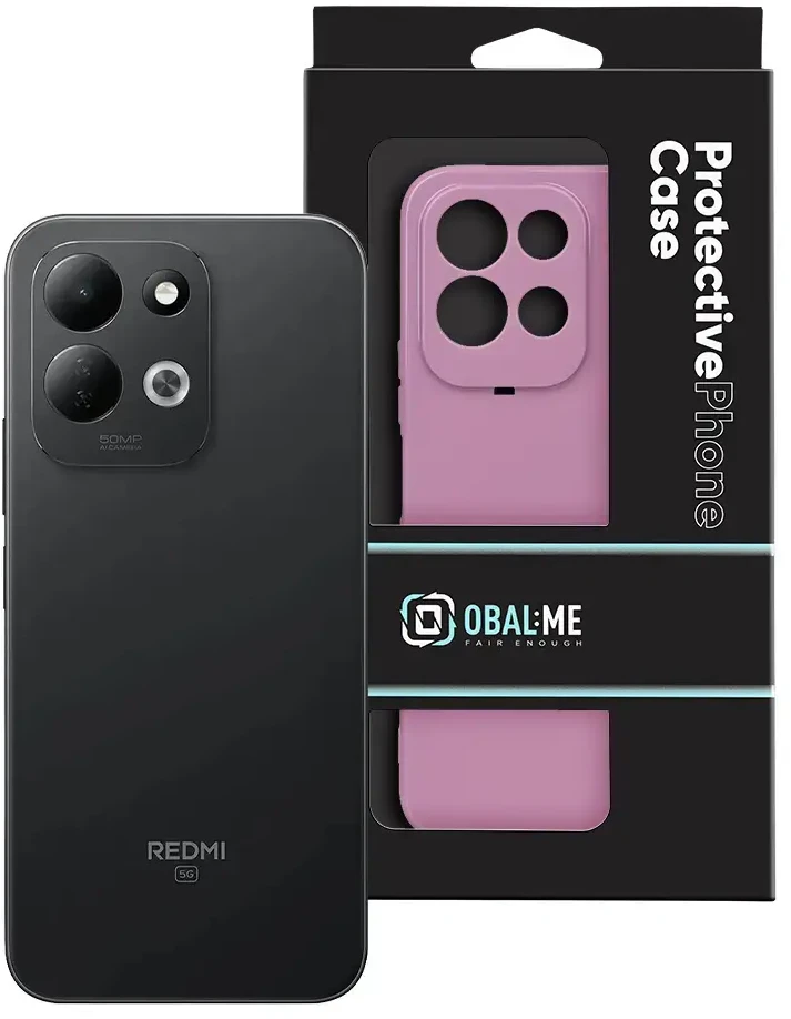 Dėklas OBAL:ME Glossy Cover for Xiaomi Redmi 17 4G/5G Orchid