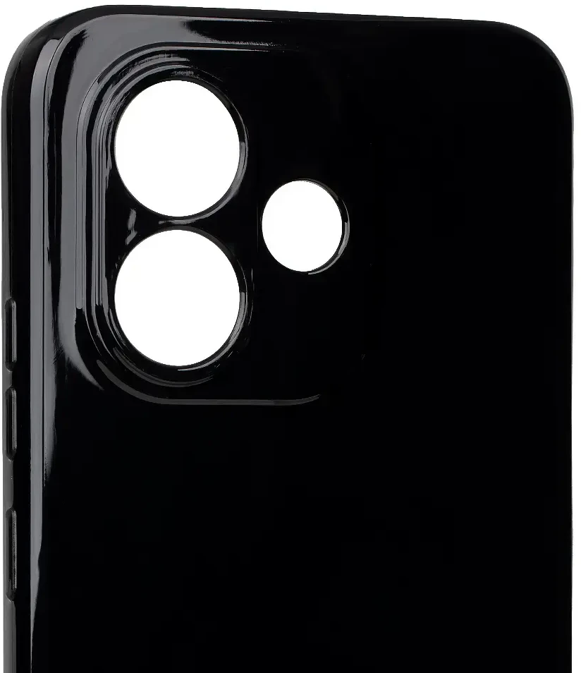 Dėklas OBAL:ME Glossy Cover for Xiaomi Redmi Note 17 4G/5G Juodas