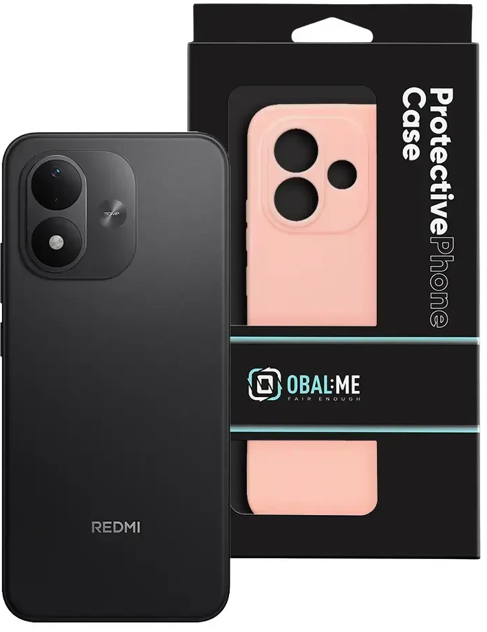 Dėklas OBAL:ME Glossy Cover for Xiaomi Redmi Note 17 4G/5G Blush