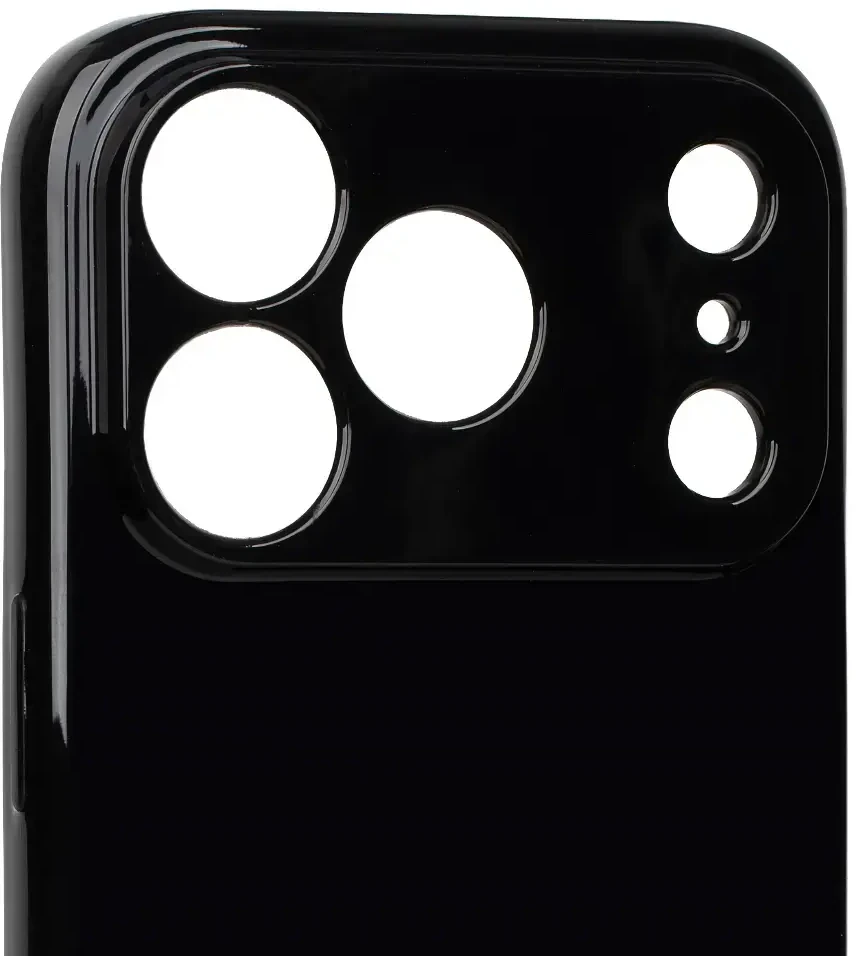 Dėklas OBAL:ME Glossy phone case for iPhone 17 Pro juodas