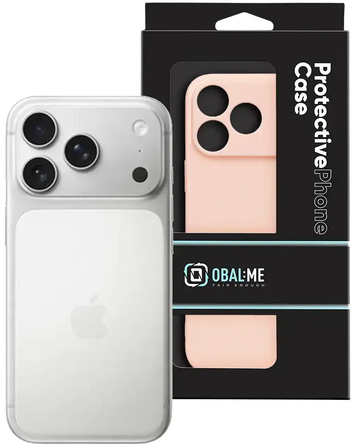 Dėklas OBAL:ME Glossy phone case for iPhone 17 Pro Max pink